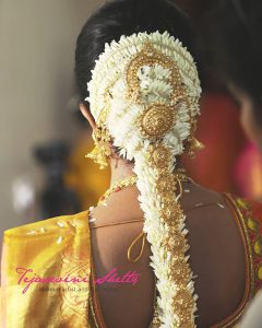 Here are options for South Indian front bridal hairstyle  Styl Inc